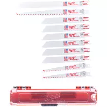 Milwaukee 49222211 10 Piece "Sawzall" Reciprocating Saw Blade Set