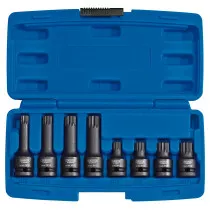 Draper 49460 ISS8 1/2" Sq. Dr. Tamper Proof Impact Spline Set (8 Piece)