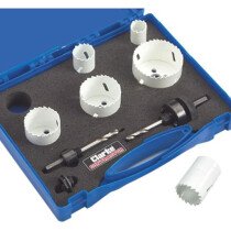 Clarke 1801575 CHT575 - 6 Piece Electricians Hole Saw Set