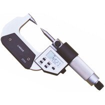 Linear Tools 50-810-001 Electronic IP54 Splash Proof Point Micrometer 0-25mm/0-1" DIN 863