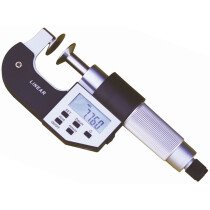 Linear Tools 50-820-001 Electronic Disc IP54 Splash Proof Micrometer 0-25mm/0-1" DIN 863