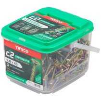 5.0mm x 40mm C2 Screw PZ2 CSK - ZYP (TUB) (Tub of 800) 50040C2TUB Timco
