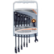 Draper 7 Piece Metric Ratcheting Combination Spanner Set