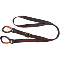 JSP FAR0208 Pioneer Adjustable 2m Restraint Lanyard+Flat Webbing+2 Kara