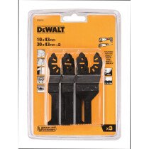 DeWalt DT20713-QZ Multi-Tool 3 Piece Accessory Set