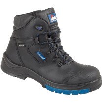 Himalayan 5160 Black Leather HyGrip Fully Waterproof Safety Boot S3 SRC Metal Free