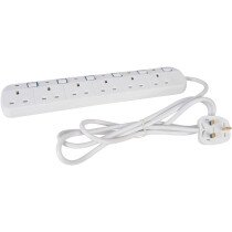 Silverline 379955 Powermaster Switched Extension Lead with Neon Indicator 6-Gang 230V