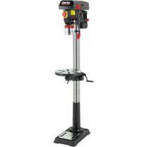 Clarke 6505562 CDP352F 16 Speed Floor Standing Industrial Drill Press with Round Table 230V