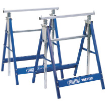 Draper 54053 BT/Y2 Pair of Telescopic Saw Horses or Builders Trestles