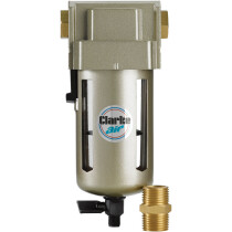 Clarke 3120173 CAT159 ½" BSP In-line Manual Drain Air Filter