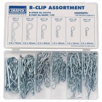 Draper 56376 HAIRP/150 150 Piece R-Clip Assortment