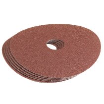 Draper 58617 APT10 115mm 60 Grit Aluminium Oxide Sanding Disc Pack Of 5
