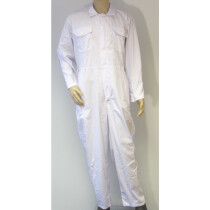NG5OZa 42" White Zip Front Coverall PolyCotton (Special Size, See Detail Below)