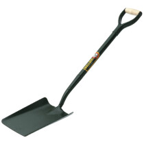 Bulldog 5TM2AM Taper Mouth Shovel 28" Metal YD Shaped Handle and Ash Grip