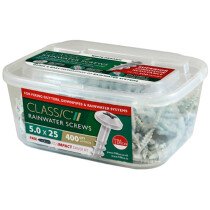 6.0mm x 40mm Classic Rainwater Screw - Wht (Tub of 200) 60040CLARW Timco