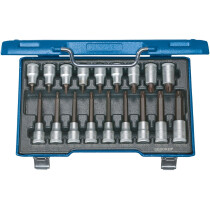 Gedore 6138510 TORX® Screwdriver Bit Socket Set 1/2" Drive ITX 19 LKP