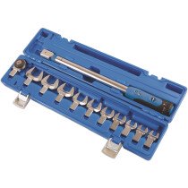 Laser 6112 Torque Wrench Set with 11 Assorted Heads