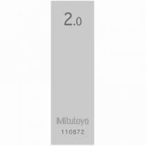 Mitutoyo 611612-131 2.0mm Steel Gauge Block Grade 1