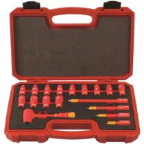 Laser 6145 Insulated Socket Set 1/4" Drive 18 Piece