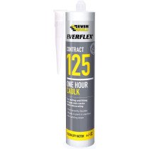 Everbuild 125BN Brown One Hour Decorators Caulk 300ml EVB125BN