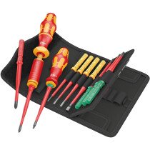 Wera 05006609001 Kraftform Kompakt VDE 16 Torque 1.2-3.0 Nm Extra Slim 1 Tool Finder, 16pc