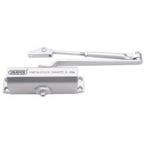 Draper 62894 DC 15/30 Adjustable Automatic Door Closer for Doors Between 15kg and 30kg