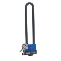 Draper 62952 SL1 U Bar Extra Long Shackle Lock with 2 Keys