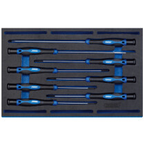Draper 63399 IT-EVA14 Extra Long Precision Screwdriver Set in 1/4 Drawer EVA Insert Tray (8 Piece)
