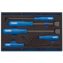 Draper 63497 IT-EVA24 Scraper and Remover Set in 1/4 Drawer EVA Insert Tray (5 Piece)