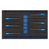 Draper 63494 IT-EVA23 Long Reach Hook and Pick Set in 1/4 Drawer EVA Insert Tray (6 Piece)