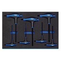 Draper 63503 IT-EVA26 'T' Handle Ball End Hexagon Key Set in 3/4 Drawer EVA Insert Tray (7 Piece)
