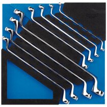 Draper 63523 IT-EVA40 Ring Spanner Set In 1/2 Drawer Eva Insert Tray (8 Piece)