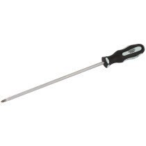 Draper 63595 996CS/PT 'Pound Thru' Cross Slot No.2 x 250mm Long Soft Grip Screwdriver