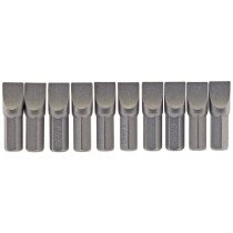 Draper 64046 25PS/10/B 8mm 1/4" Hex. Plain Slot Insert Bit 25mm Long x 10