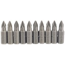 Draper 64047 25PZ/10/B No.1 1/4" Hex. PZ Type Insert Bit 25mm Long x 10