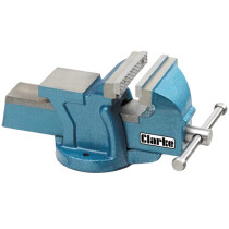 Clarke CV100B 4" (100mm) Heavy Duty Bench Vice with Anvil 6504009
