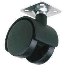 Draper 65462 60140P 40mm Dia. Twin Nylon Castor  S.W.L 25kg