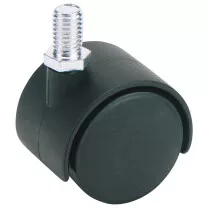 Draper 65464 60140B 40mm Dia. Twin Nylon Castor S.W.L 25kg