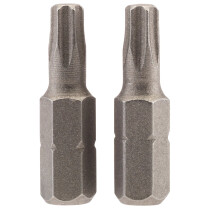Draper 66431 25TX/2/B T25 1/4" Hex. TX Star® Insert Bit 25mm Long x 2