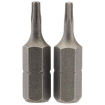 Draper 66426 25TX/2/B T8 1/4" Hex. TX Star® Insert Bit 25mm Long x 2
