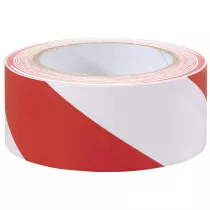 Draper 69010 TP-HAZ. 33m x 50mm Red and White Hazard Tape Roll