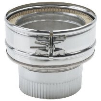 Clarke 6911261 5" to 6" Appliance Connector Vitreous to Stainless
