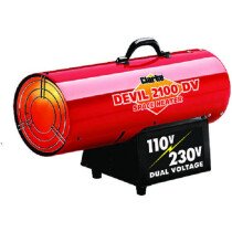 Clarke 6920196 DEVIL2100DV Dual Voltage 110/230V Gas Heater