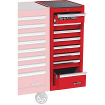 Clarke 7638181 SL41C 8 Drawer Side Locker (Red)