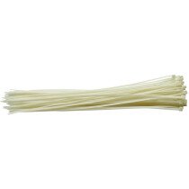 Draper 70401 CT5W White Nylon Cable Ties 4.8 x 400mm (100 Pieces)