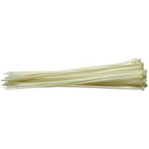 Draper 70410 CT7W White Nylon Cable Ties 8.8 x 500mm (100 Pieces)