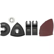 Draper 70481 APT518 Oscillating Multi-Tool Accessory Kit (15 Piece)
