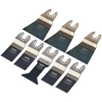 Draper 70483 APT519 Oscillating Multi-Tool Accessory Kit (8 Piece)