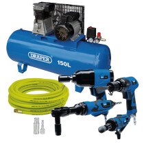 Draper 70530 PTKATL150L Air Tool 150 L Kit