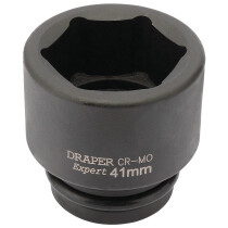Draper 71833 419-MM Expert 41mm 3/4" Square Drive Hi Torq 6 Point Impact Socket